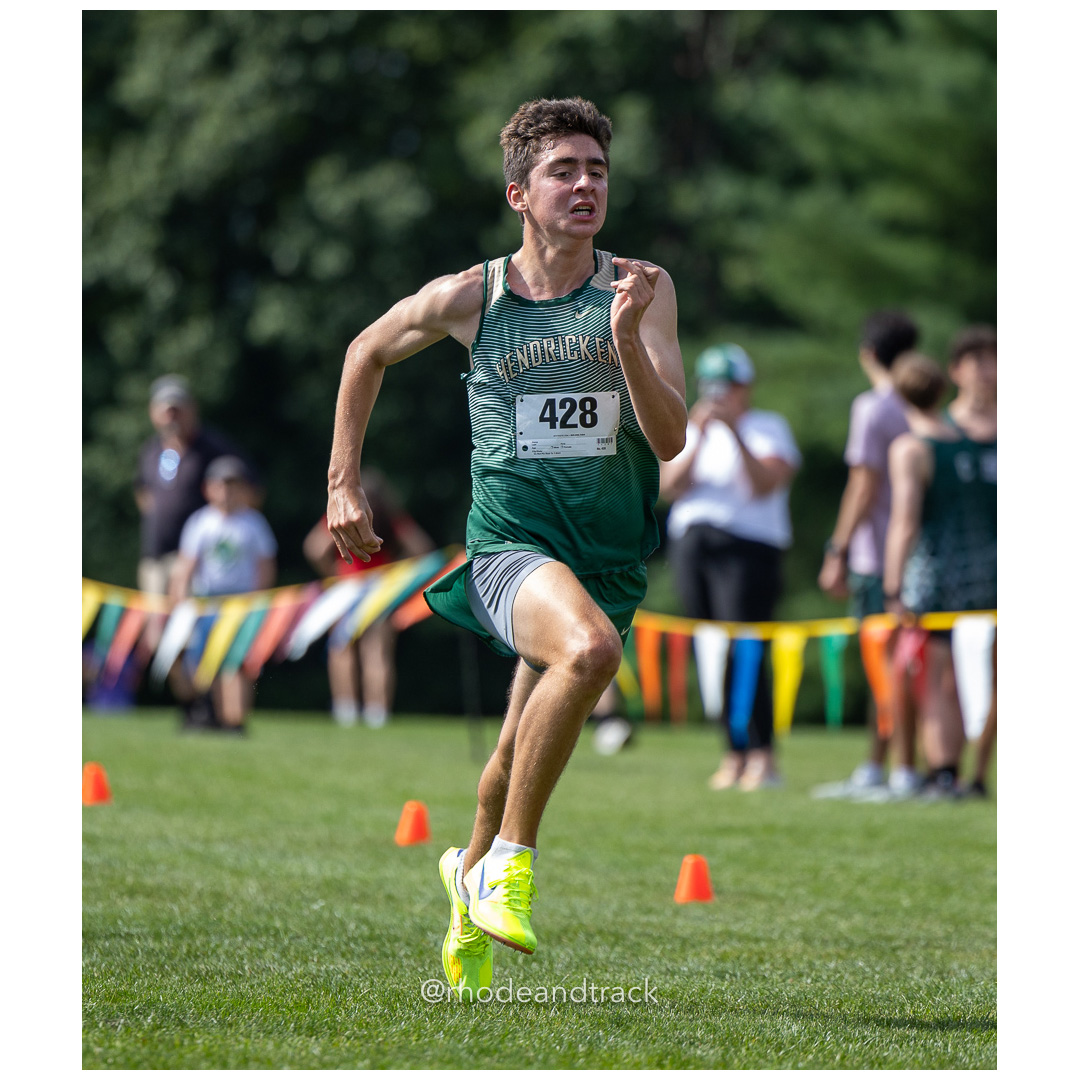 Michael Moreira - Hendricken - 2024 RI Cross Country High School Running - Injury Fund - August 31 2024 - Deerfield Park - Smithfield title=