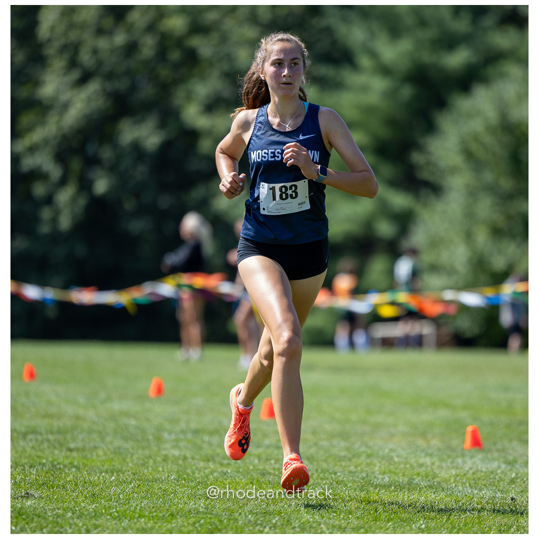 Samantha Mocco - Moses Brown - 2024 RI Cross Country High School Running - Injury Fund - August 31 2024 - Deerfield Park - Smithfield title=