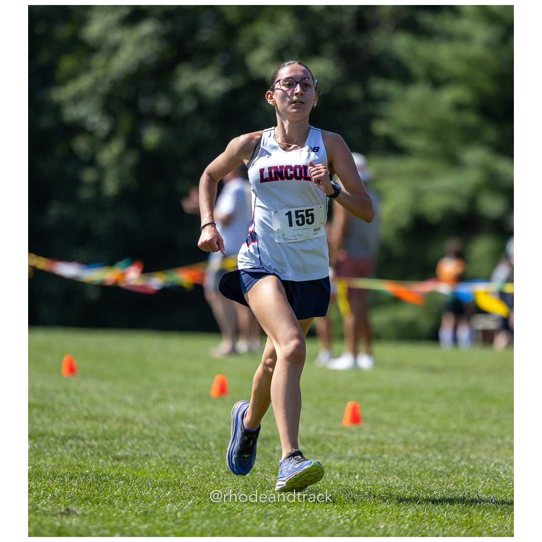 Elizabeth Alger - Lincoln - 2024 RI Cross Country High School Running - Injury Fund - August 31 2024 - Deerfield Park - Smithfield title=