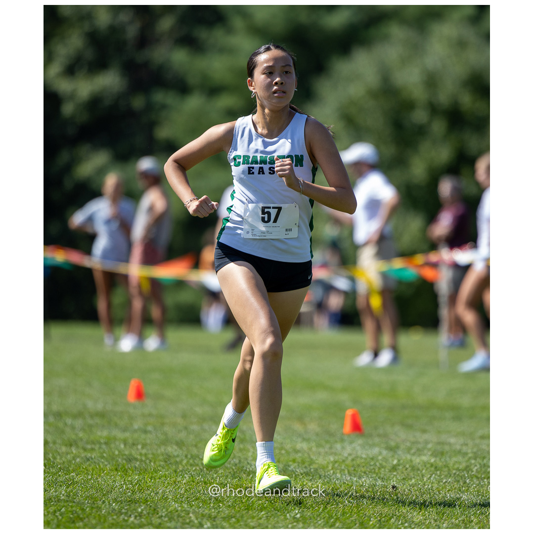 Jessica Chin - Cranston East - 2024 RI Cross Country High School Running - Injury Fund - August 31 2024 - Deerfield Park - Smithfield title=