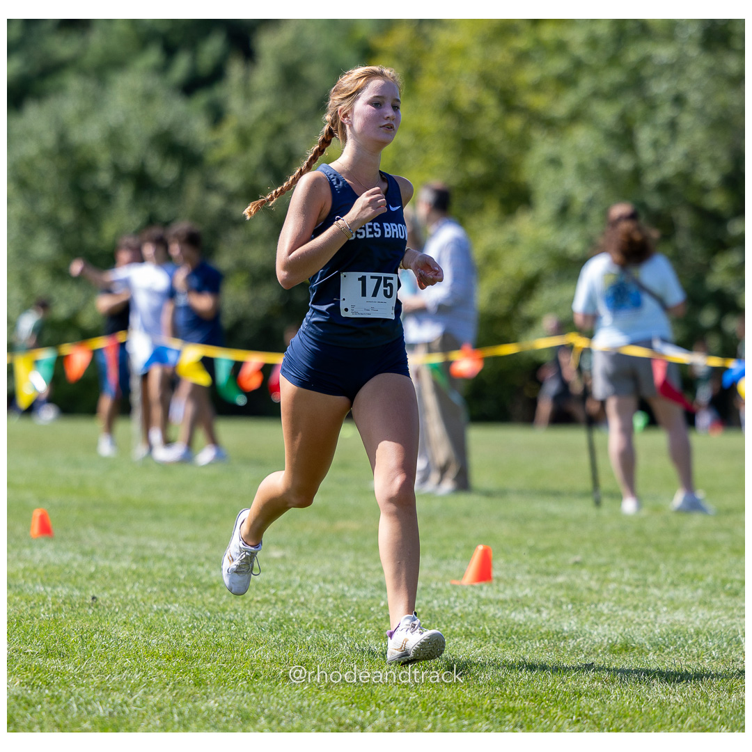 Lola Baill - Moses Brown - 2024 RI Cross Country High School Running - Injury Fund - August 31 2024 - Deerfield Park - Smithfield title=