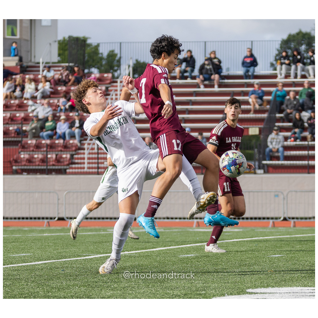 RI High School Soccer - Bishop Hendricken varsity at La Salle Academy - Providence, RI - September 22, 2024 title=