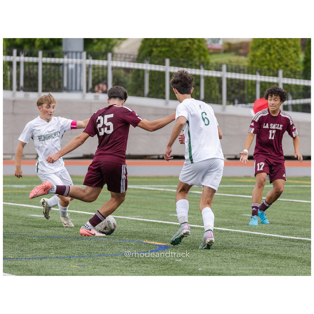 RI High School Soccer - Bishop Hendricken varsity at La Salle Academy - Providence, RI - September 22, 2024 title=