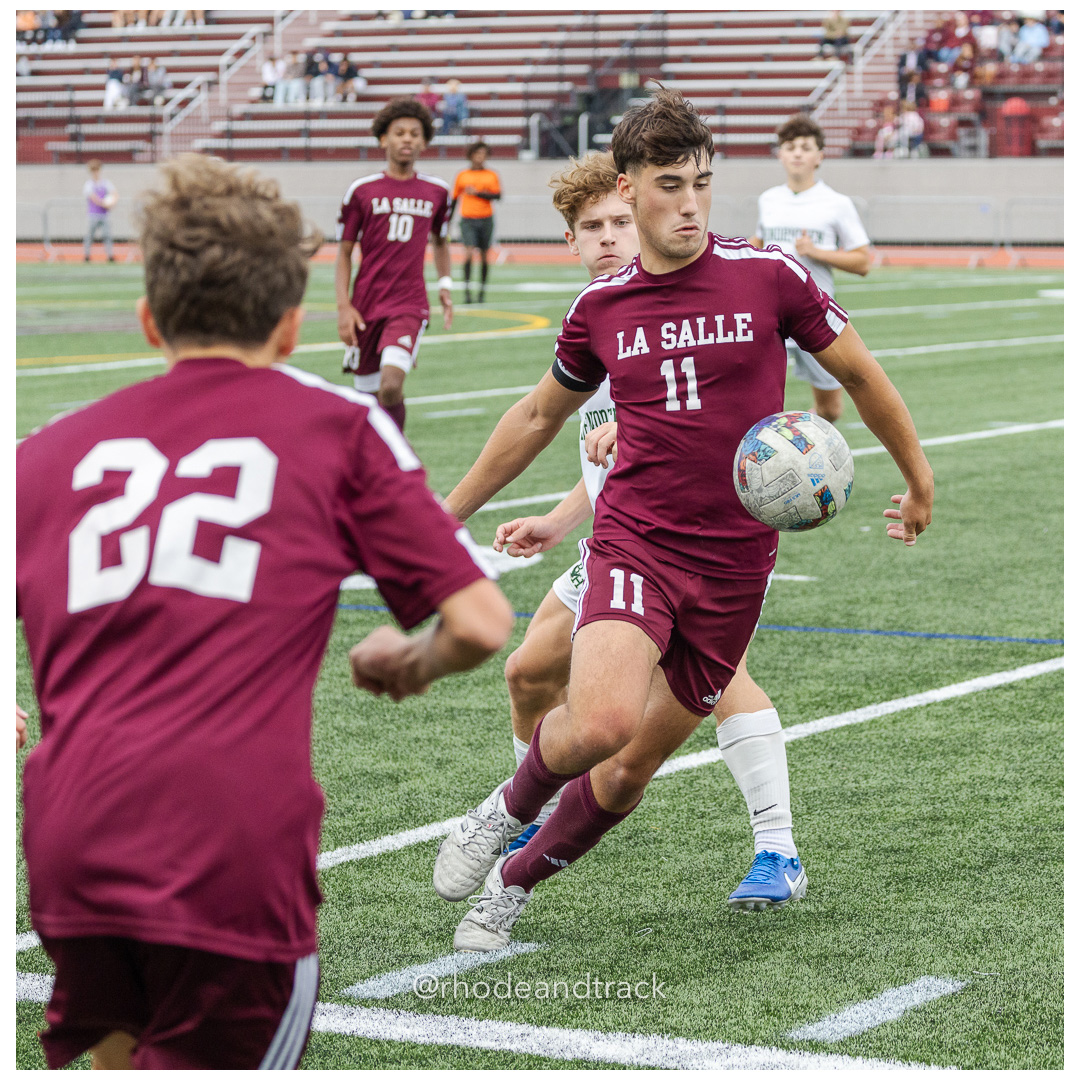 RI High School Soccer - Bishop Hendricken varsity at La Salle Academy - Providence, RI - September 22, 2024 title=