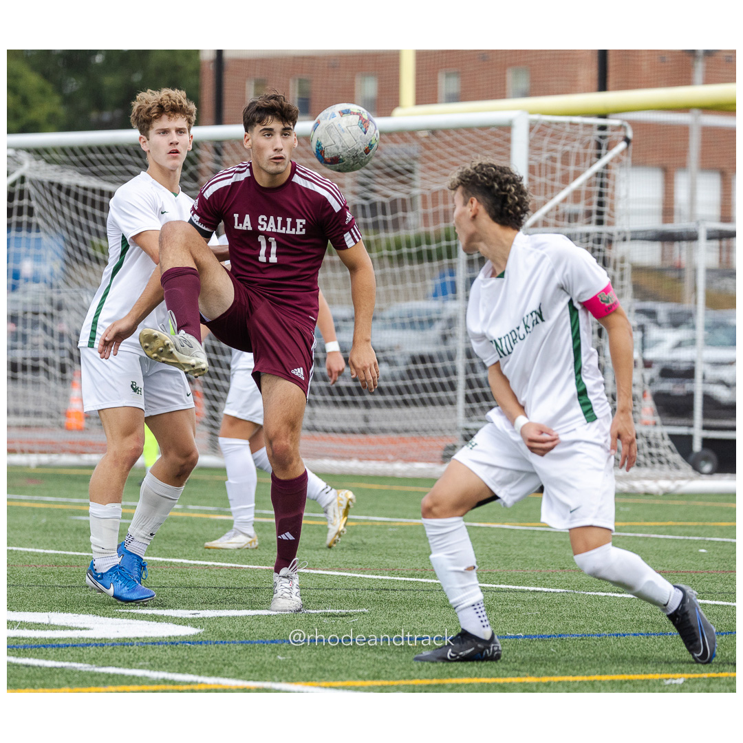 RI High School Soccer - Bishop Hendricken varsity at La Salle Academy - Providence, RI - September 22, 2024 title=