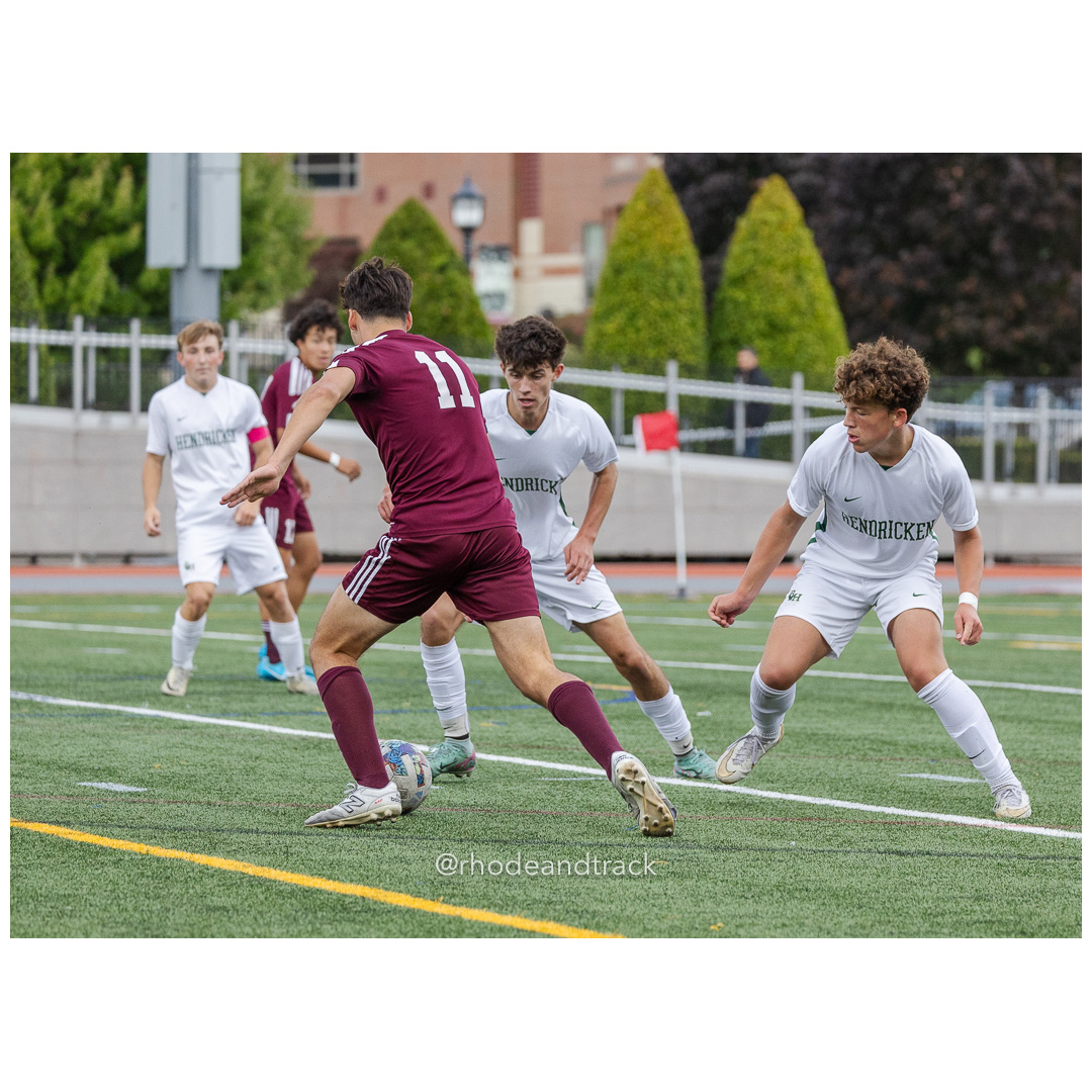 RI High School Soccer - Bishop Hendricken varsity at La Salle Academy - Providence, RI - September 22, 2024 title=