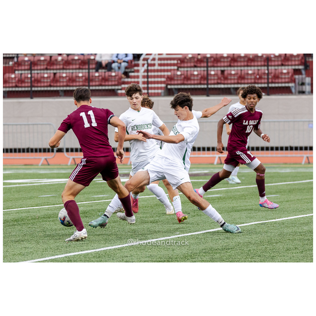 RI High School Soccer - Bishop Hendricken varsity at La Salle Academy - Providence, RI - September 22, 2024 title=