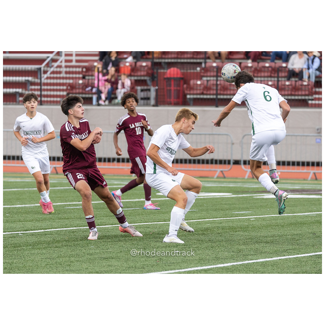 RI High School Soccer - Bishop Hendricken varsity at La Salle Academy - Providence, RI - September 22, 2024 title=