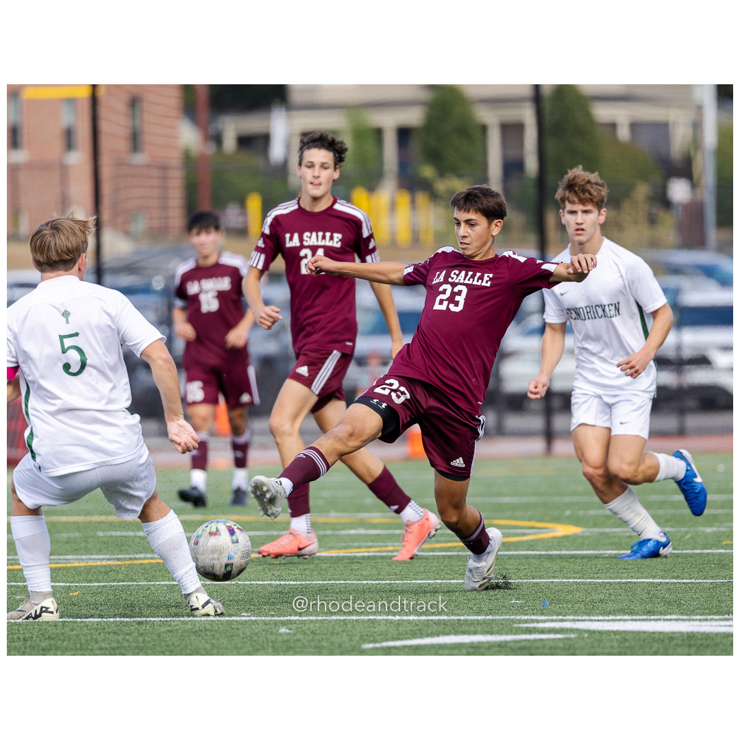 RI High School Soccer - Bishop Hendricken varsity at La Salle Academy - Providence, RI - September 22, 2024 title=