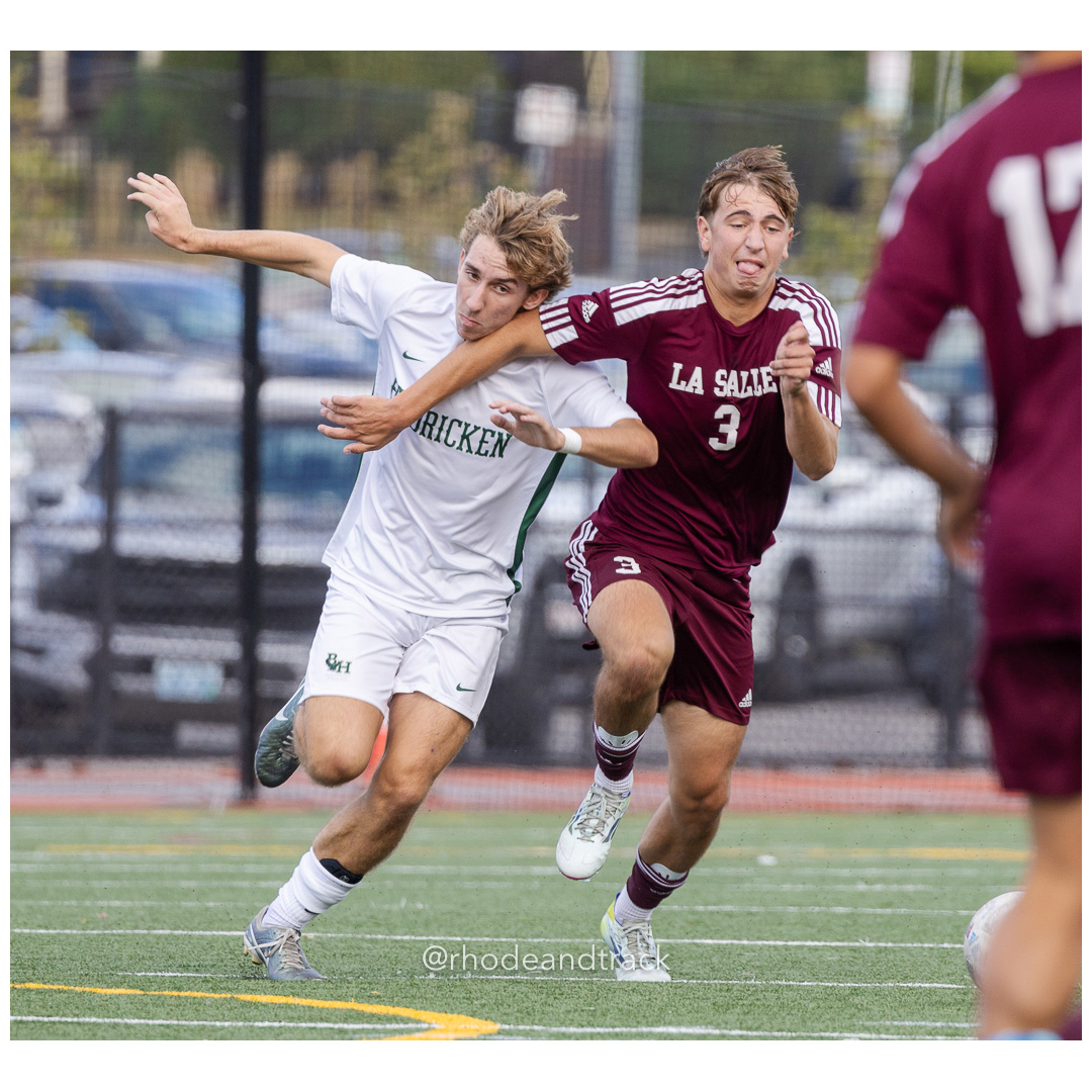 RI High School Soccer - Bishop Hendricken varsity at La Salle Academy - Providence, RI - September 22, 2024 title=