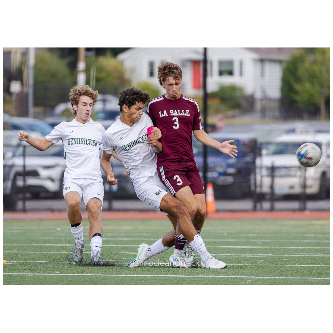 RI High School Soccer - Bishop Hendricken varsity at La Salle Academy - Providence, RI - September 22, 2024 title=