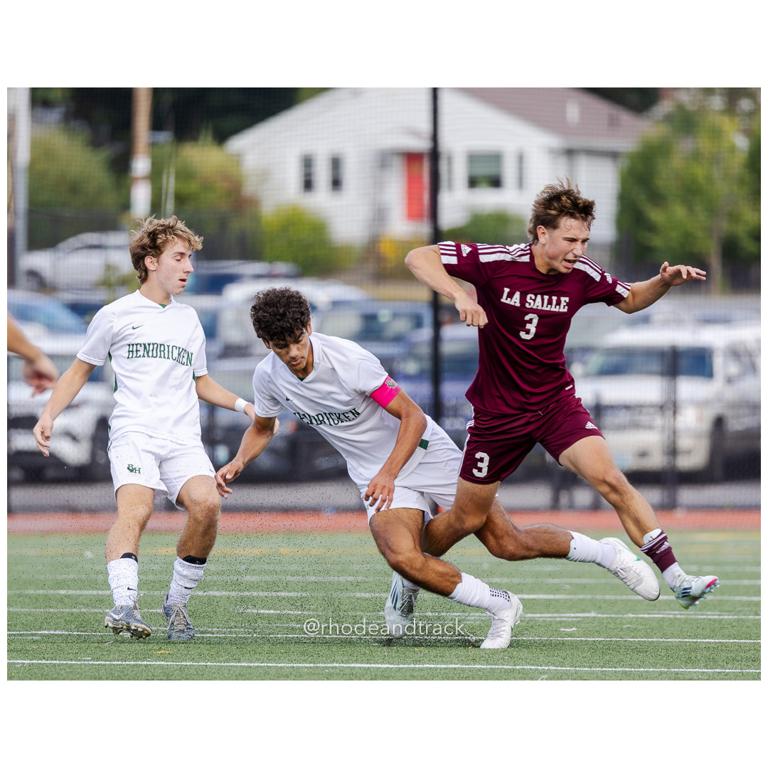 RI High School Soccer - Bishop Hendricken varsity at La Salle Academy - Providence, RI - September 22, 2024 title=