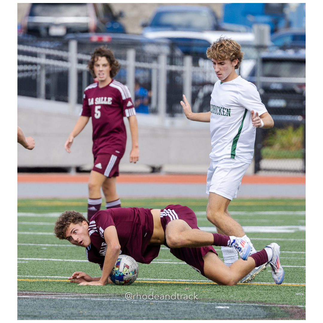 RI High School Soccer - Bishop Hendricken varsity at La Salle Academy - Providence, RI - September 22, 2024 title=