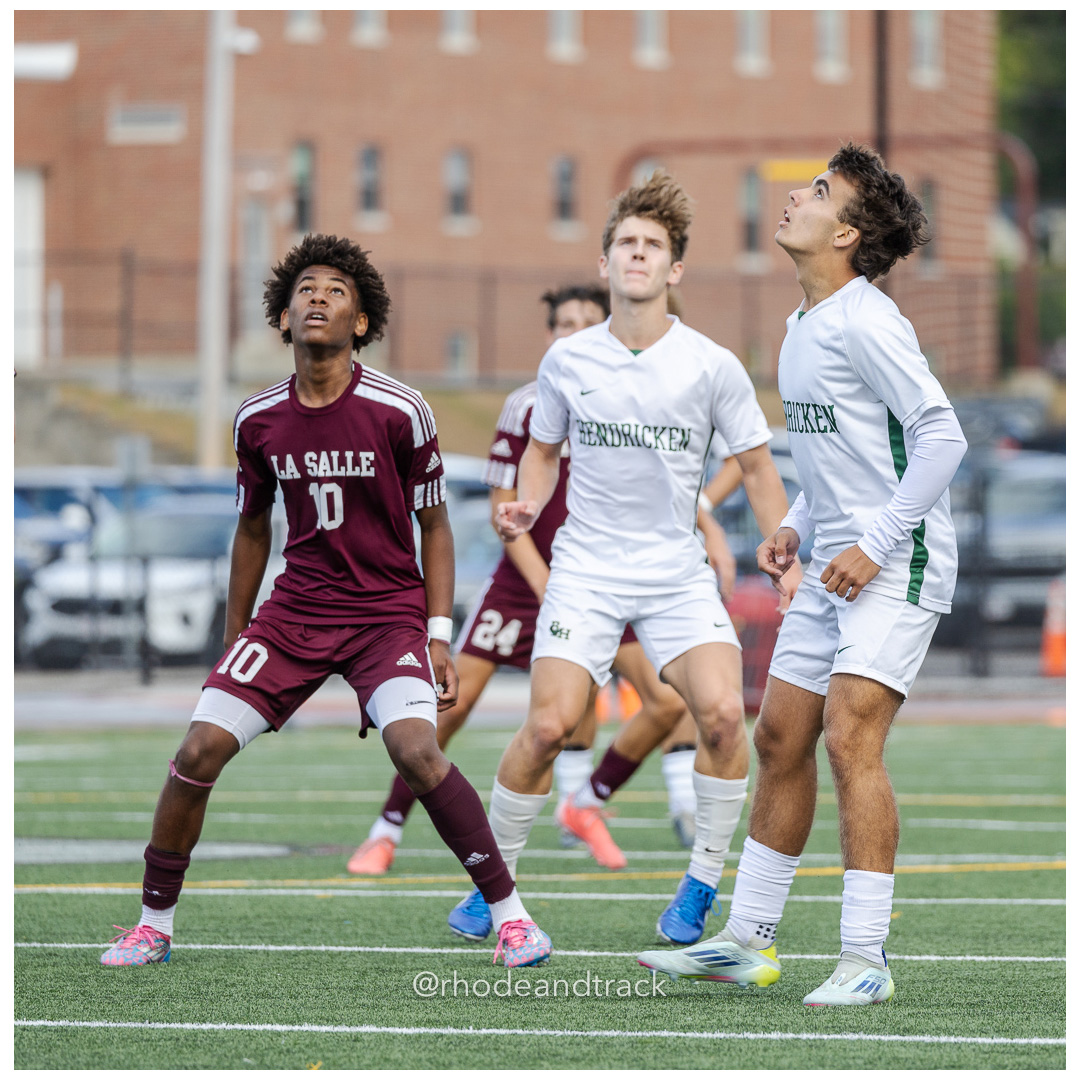 RI High School Soccer - Bishop Hendricken varsity at La Salle Academy - Providence, RI - September 22, 2024 title=