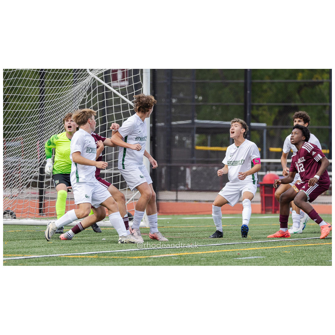 RI High School Soccer - Bishop Hendricken varsity at La Salle Academy - Providence, RI - September 22, 2024 title=