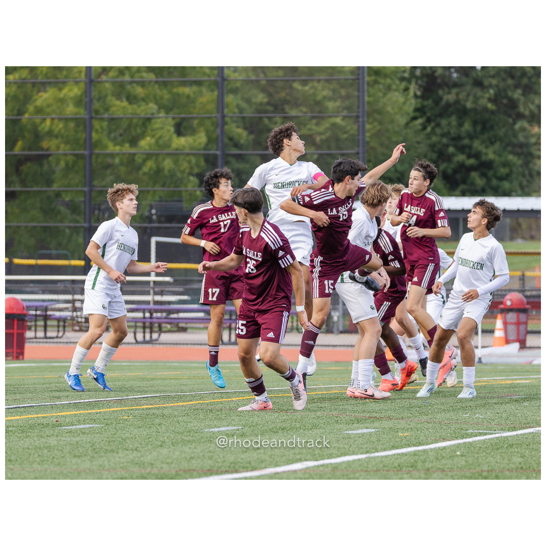 RI High School Soccer - Bishop Hendricken varsity at La Salle Academy - Providence, RI - September 22, 2024 title=