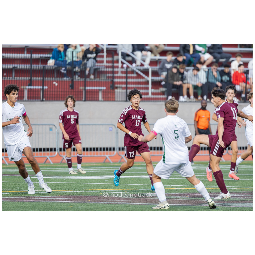 RI High School Soccer - Bishop Hendricken varsity at La Salle Academy - Providence, RI - September 22, 2024 title=