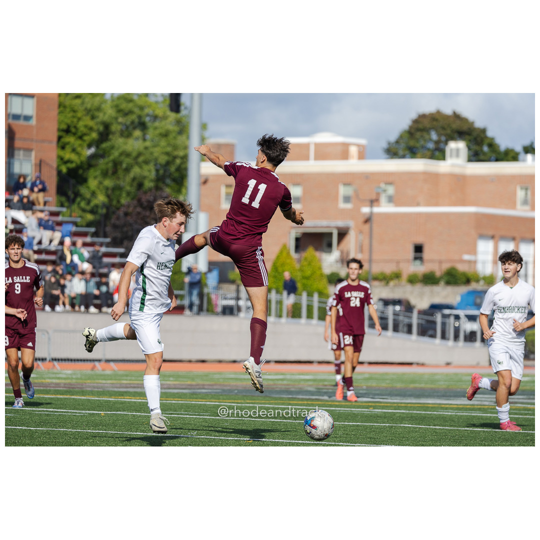 RI High School Soccer - Bishop Hendricken varsity at La Salle Academy - Providence, RI - September 22, 2024 title=