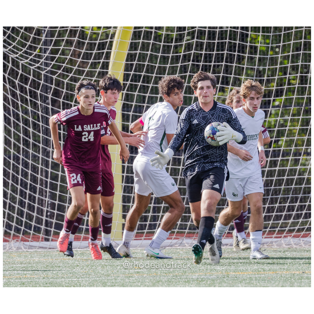 RI High School Soccer - Bishop Hendricken varsity at La Salle Academy - Providence, RI - September 22, 2024 title=