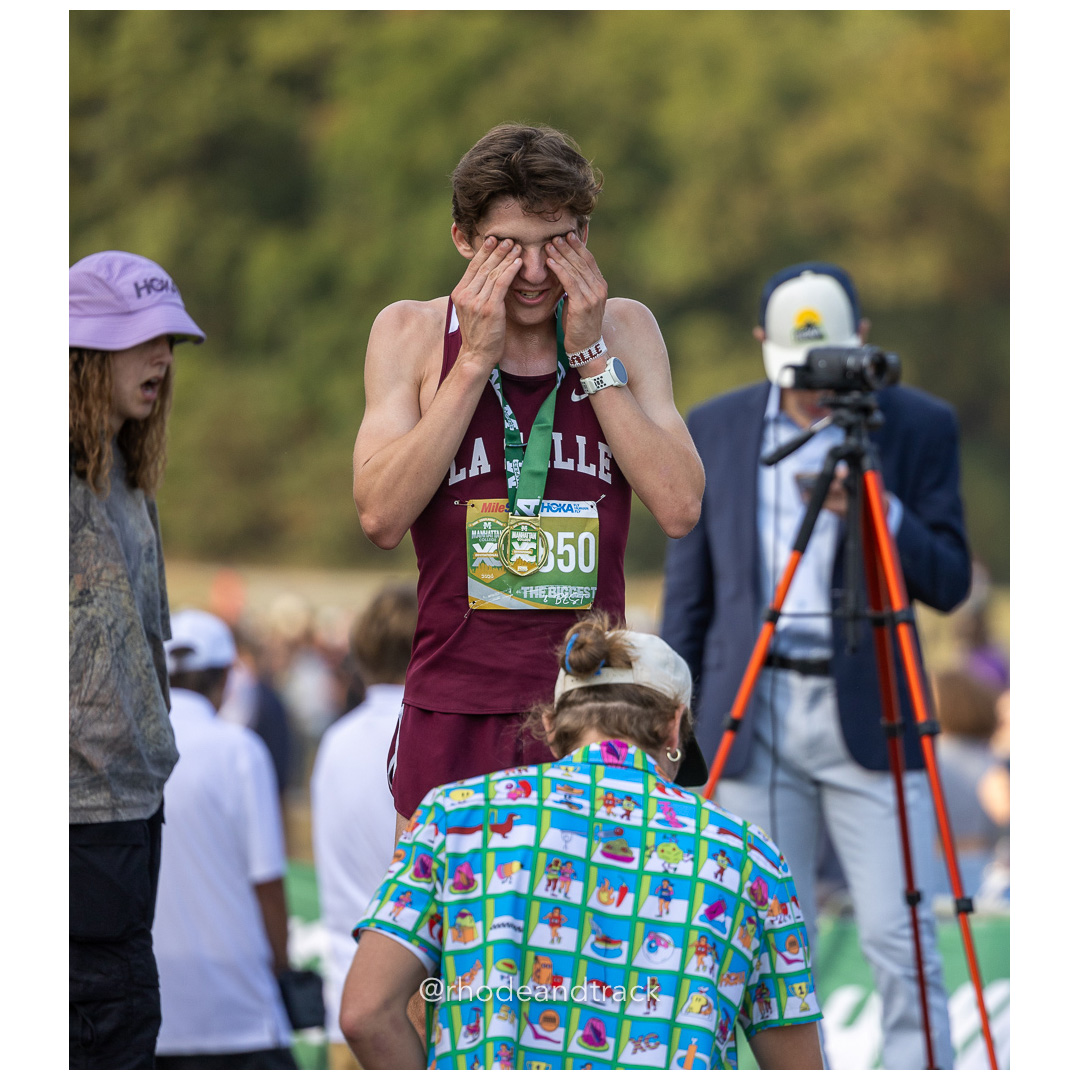 2024 Manhattan College XC Invitational - Van Cortlandt Park - Bronx, NYC - Marshall Vernon, La Salle Academy RI - 12:24.7 - winner Varsity…