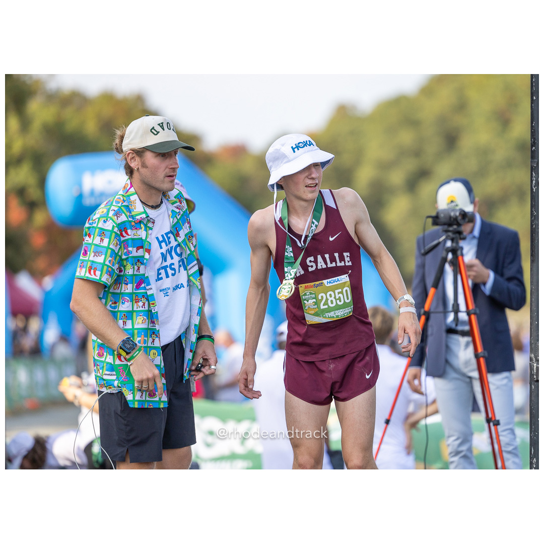 2024 Manhattan College XC Invitational - Van Cortlandt Park - Bronx, NYC - Marshall Vernon, La Salle Academy RI - 12:24.7 - winner Varsity…