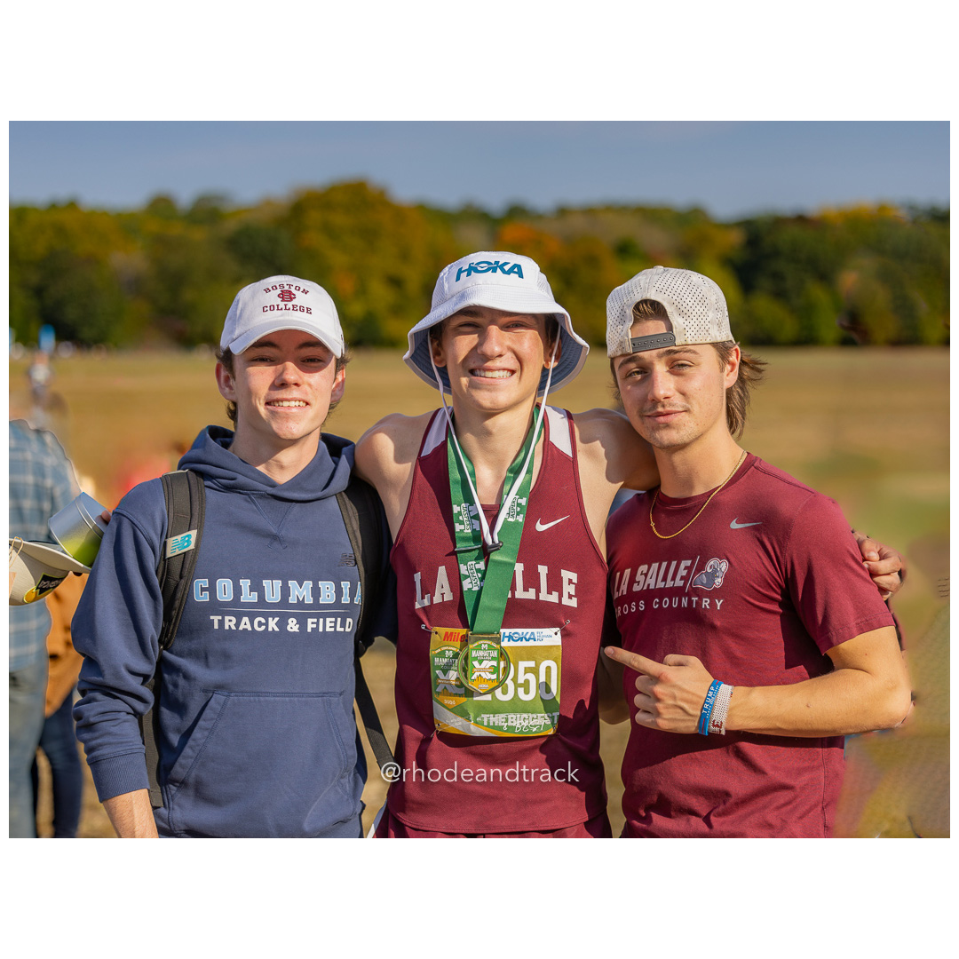 2024 Manhattan College XC Invitational - Van Cortlandt Park - Bronx, NYC - Marshall Vernon, La Salle Academy RI - Grady McGuiness, La Salle…