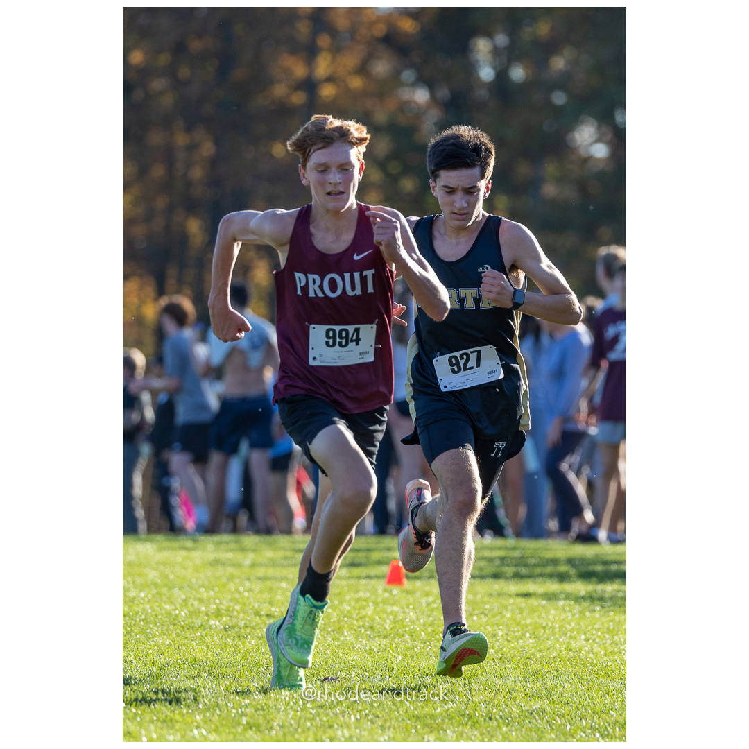 12 Harrington, Finnian 9 Prout 14:31.03 - 13 Florio, Camden 9 North Kingstown  - Rhode Island Cross Country - Freshman State Championships - Deerfield Park, Smithfield, RI October 21, 2024 title=