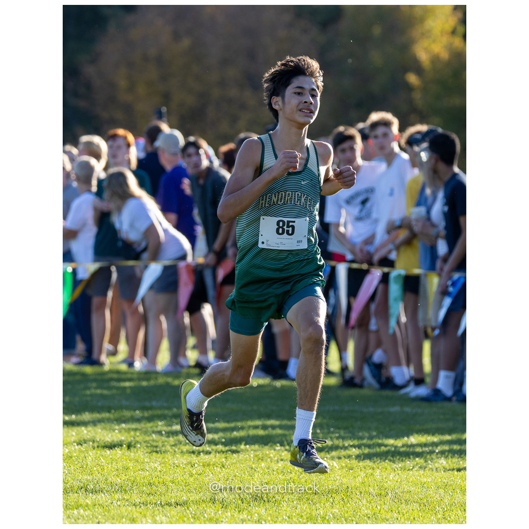 14 Nunez, Christian 9 Bishop Hendr 14:34.81 - Rhode Island Cross Country - Freshman State Championships - Deerfield Park, Smithfield, RI October 21, 2024 title=