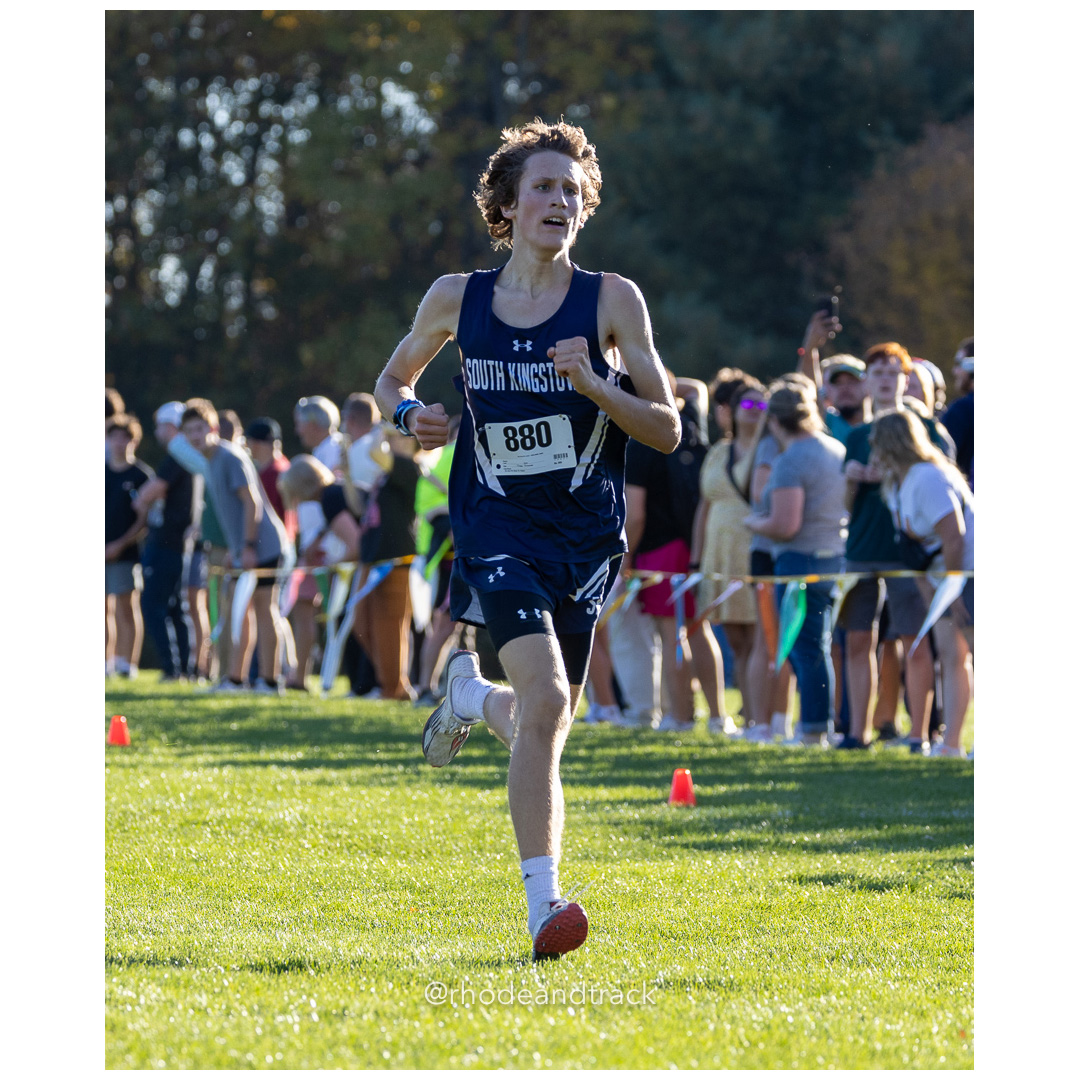 15 Dahl, Erik 9 South Kingstown - Rhode Island Cross Country - Freshman State Championships - Deerfield Park, Smithfield, RI October 21, 2024 title=