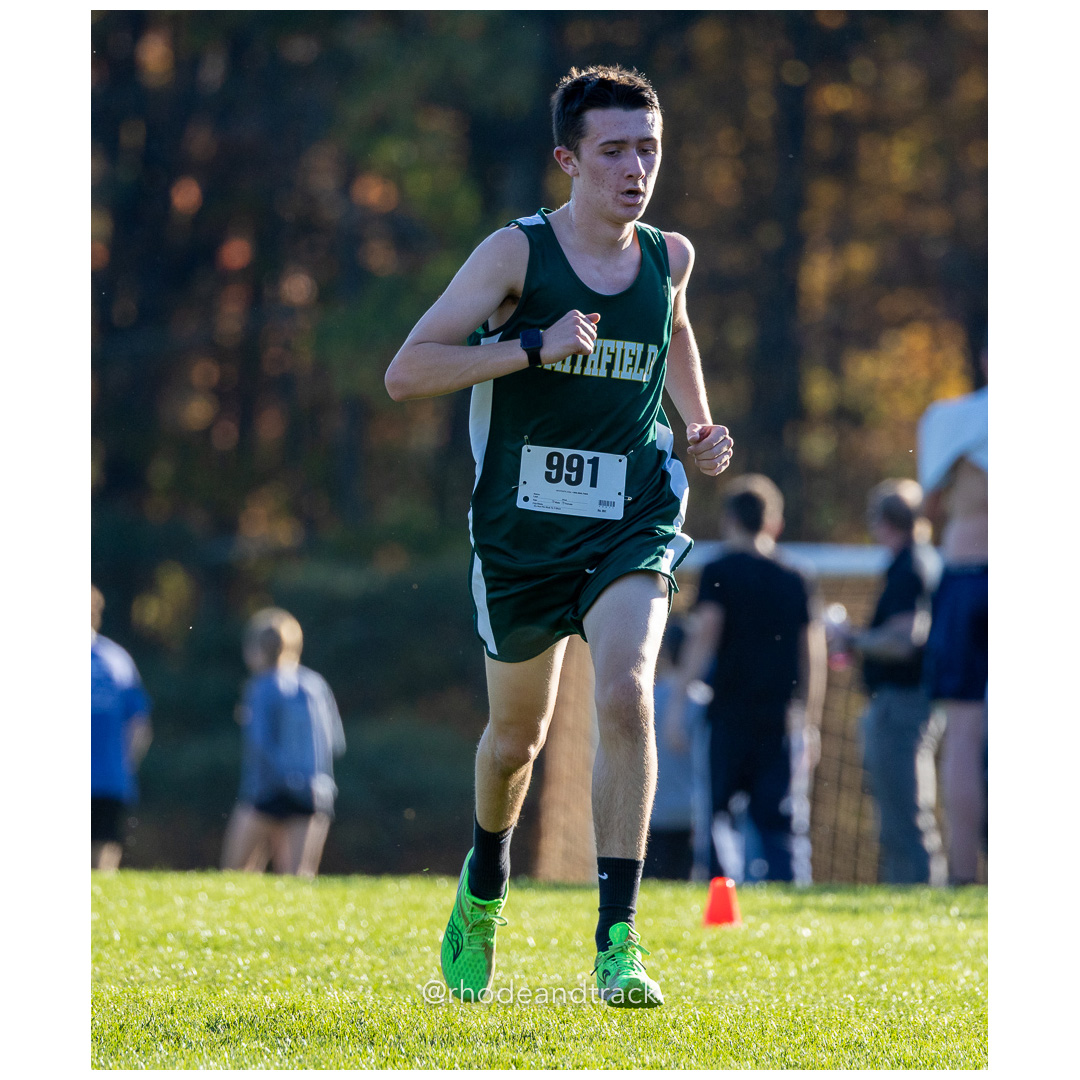 17 Vallee, Hunter 9 Smithfield Hs-Ri 14:50.49 - Rhode Island Cross Country - Freshman State Championships - Deerfield Park, Smithfield, RI October 21, 2024 title=