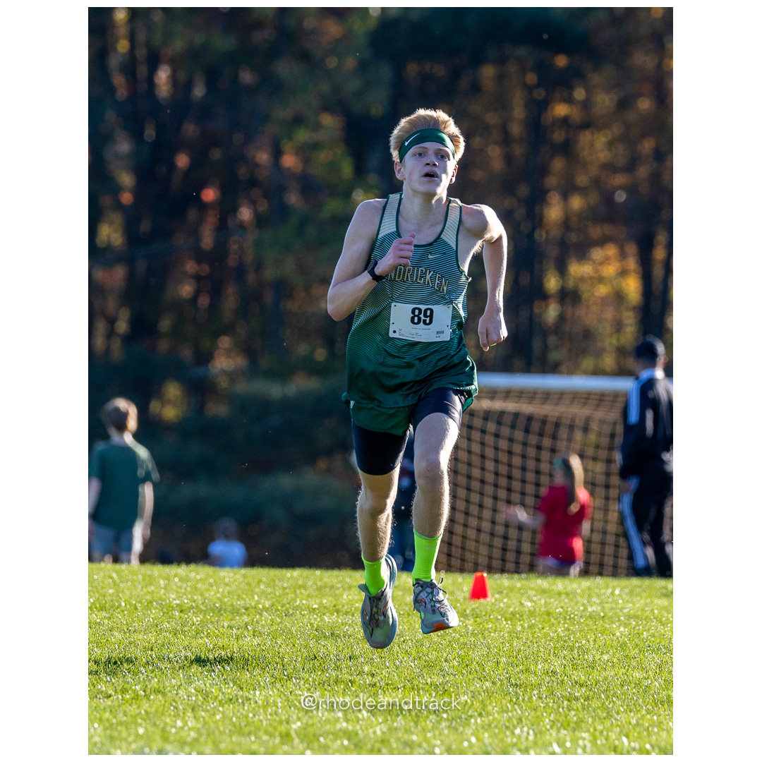 3 Stockford, Aaron 9 Bishop Hendr 13:53.23 - Rhode Island Cross Country - Freshman State Championships - Deerfield Park, Smithfield, RI October 21, 2024 title=