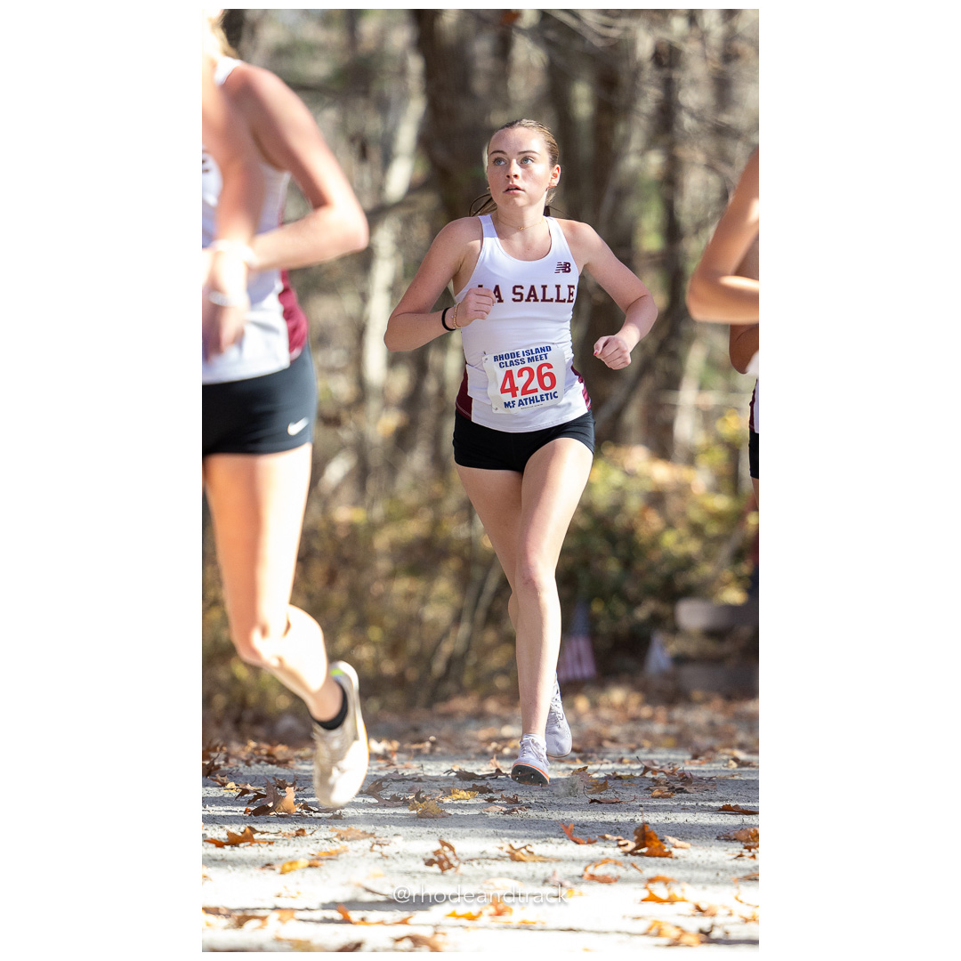 Maeve Casey, La Salle at 2024 RIIL Cross Country Class Championships at Ponaganset High School, North Scituate, Rhode Island on October 26, 2024 title=
