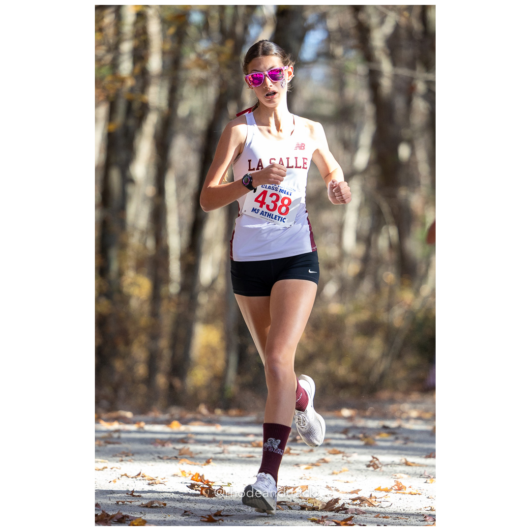 Stella Pelagio, La Salle at 2024 RIIL Cross Country Class Championships at Ponaganset High School, North Scituate, Rhode Island on October 26, 2024 title=