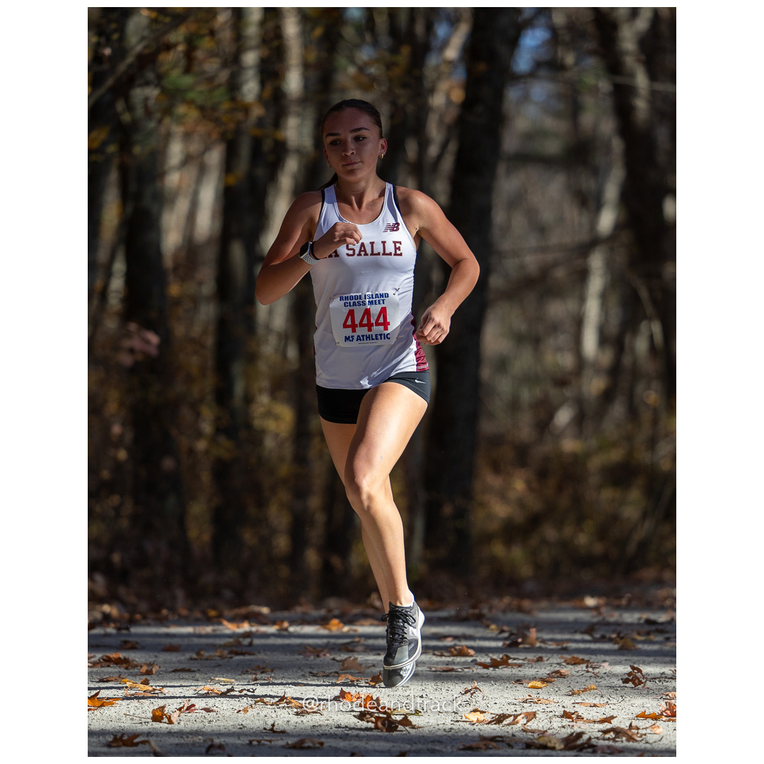 Olivia Wahlberg, La Salle at 2024 RIIL Cross Country Class Championships at Ponaganset High School, North Scituate, Rhode Island on October 26, 2024 title=