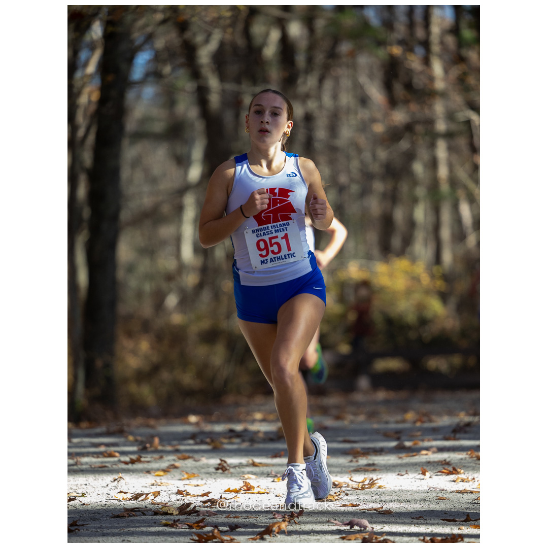 Mea Ayotte, Toll Gate at 2024 RIIL Cross Country Class Championships at Ponaganset High School, North Scituate, Rhode Island on October 26, 2024 title=