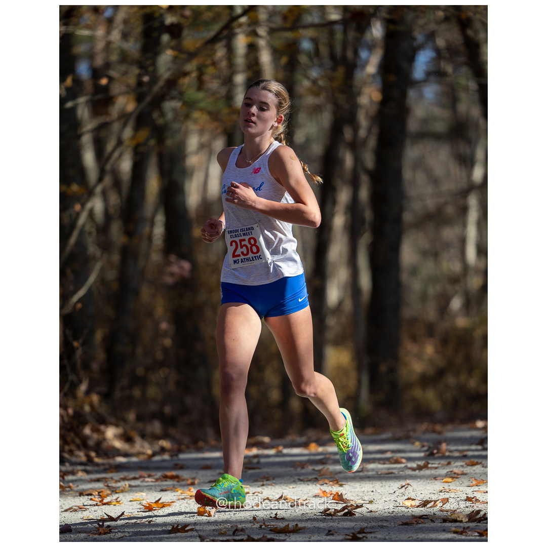 Gabby Stoothoff, Cumberland at 2024 RIIL Cross Country Class Championships at Ponaganset High School, North Scituate, Rhode Island on October 26, 2024 title=