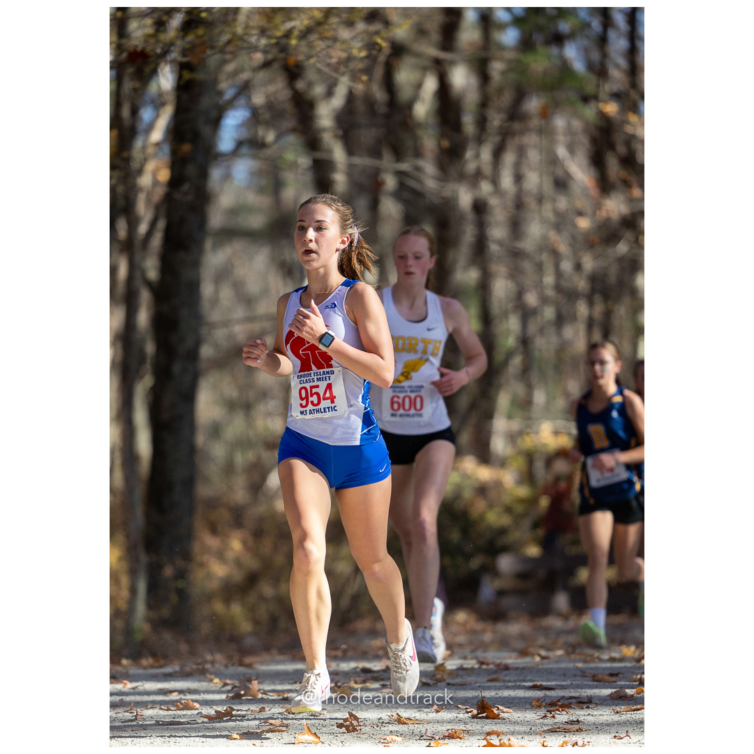 Anna O'Donnell, Toll Gate at 2024 RIIL Cross Country Class Championships at Ponaganset High School, North Scituate, Rhode Island on October 26, 2024 title=
