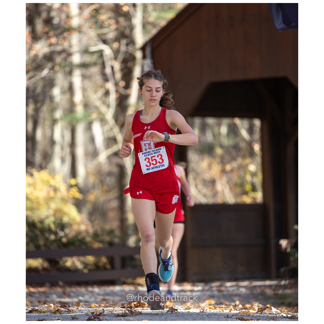 Kathryn Patalano, East Providence at 2024 RIIL Cross Country Class Championships at Ponaganset High School, North Scituate, Rhode Island on October 26, 2024 title=