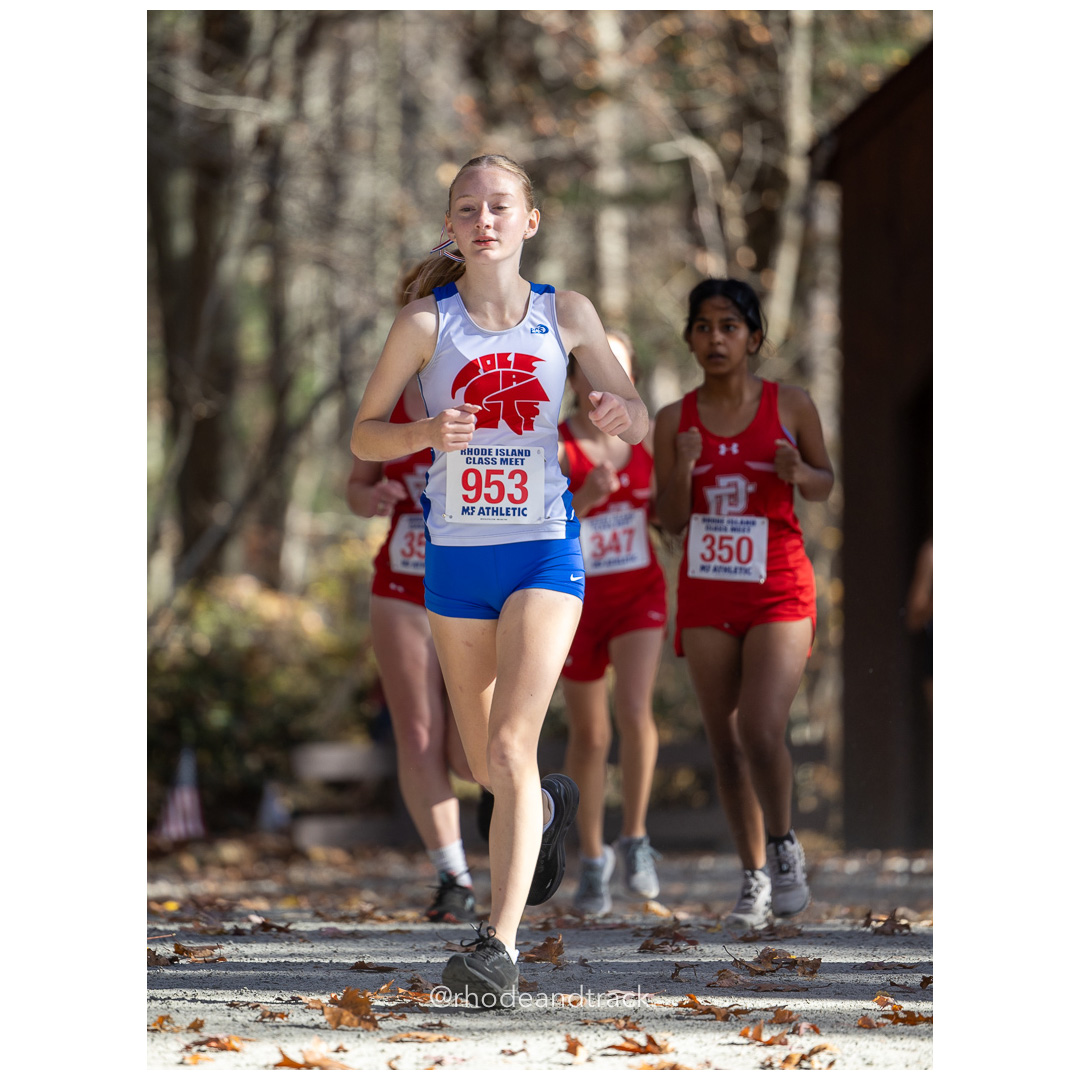 Myana O'Brien, Toll Gate at 2024 RIIL Cross Country Class Championships at Ponaganset High School, North Scituate, Rhode Island on October 26, 2024 title=