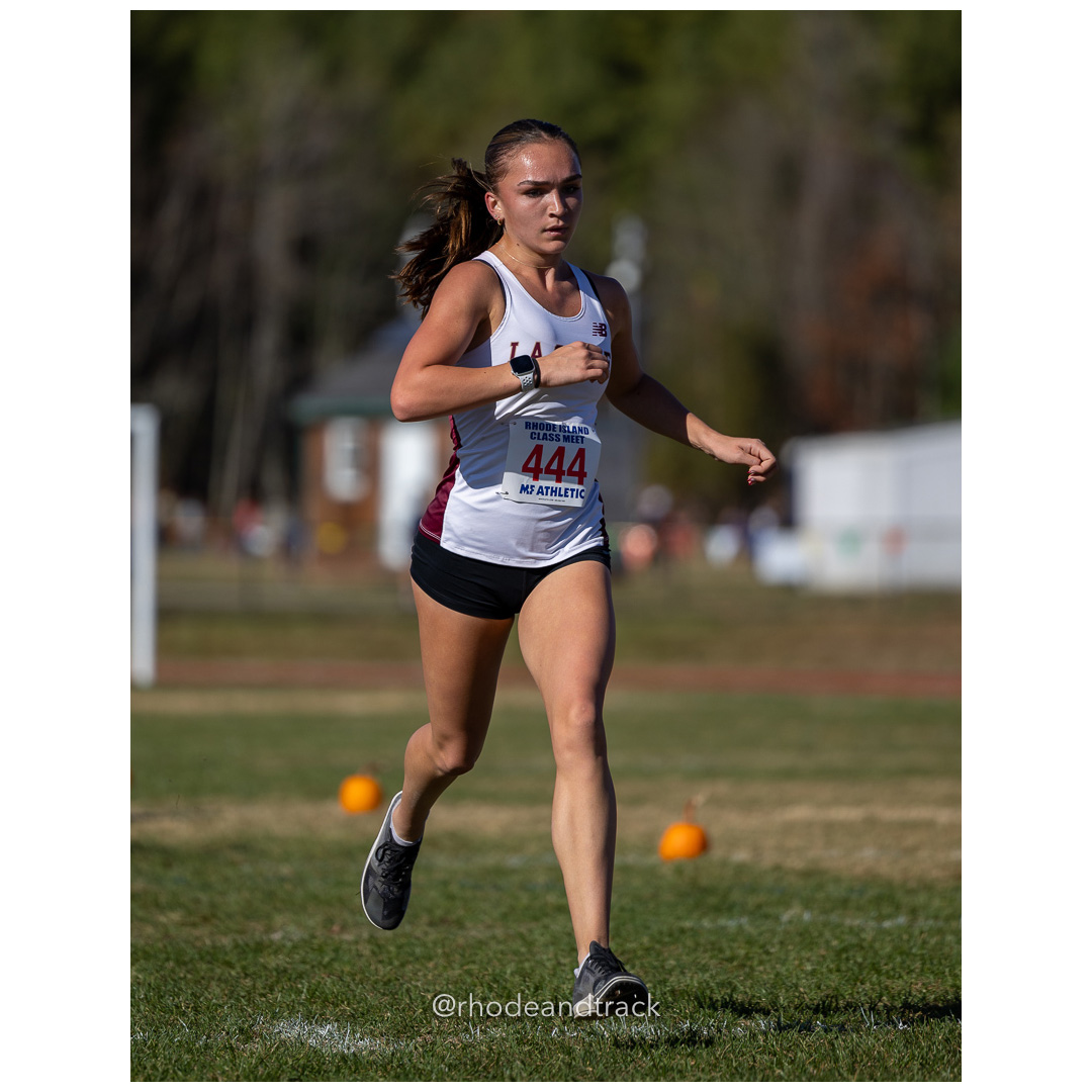 Olivia Wahlberg, La Salle, at 2024 RIIL Cross Country Class Championships at Ponaganset High School, North Scituate, Rhode Island on October 26, 2024 title=