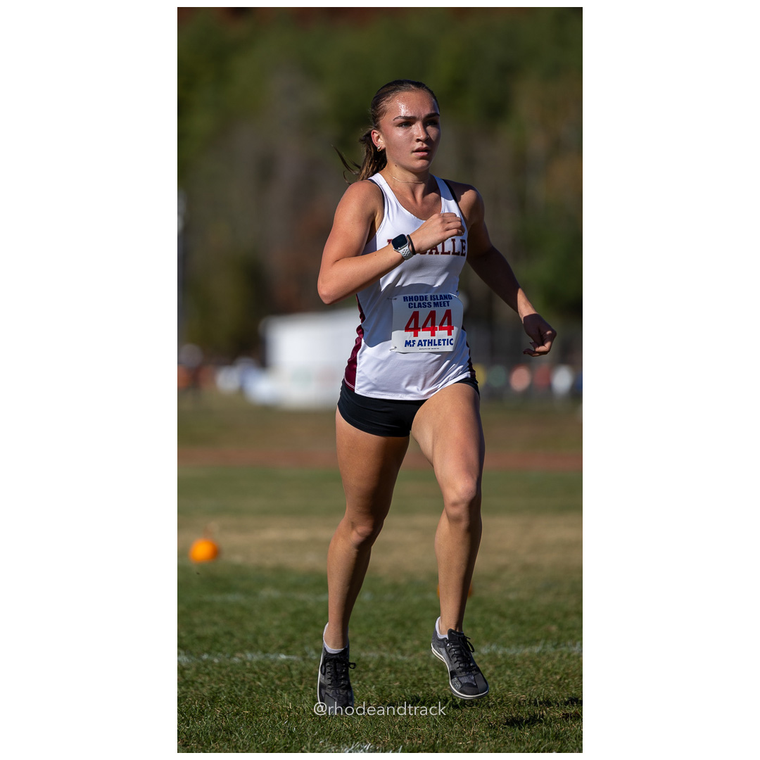 Olivia Wahlberg, La Salle, at 2024 RIIL Cross Country Class Championships at Ponaganset High School, North Scituate, Rhode Island on October 26, 2024 title=