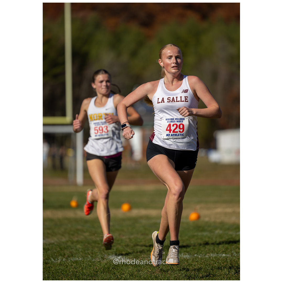 Jayden Donnelly, La Salle, at 2024 RIIL Cross Country Class Championships at Ponaganset High School, North Scituate, Rhode Island on October 26, 2024 title=