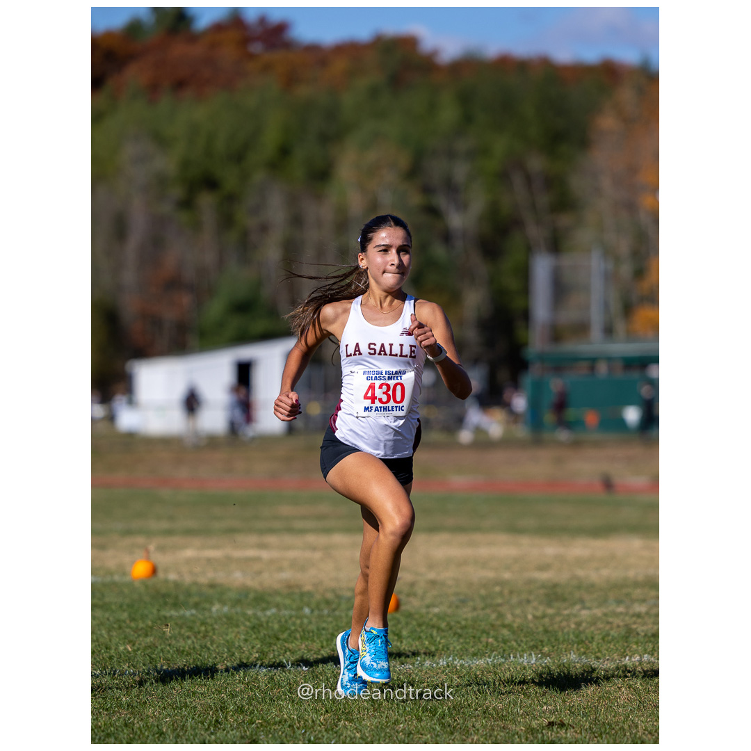 Sabrina Ghamrawi, La Salle, at 2024 RIIL Cross Country Class Championships at Ponaganset High School, North Scituate, Rhode Island on October 26, 2024 title=