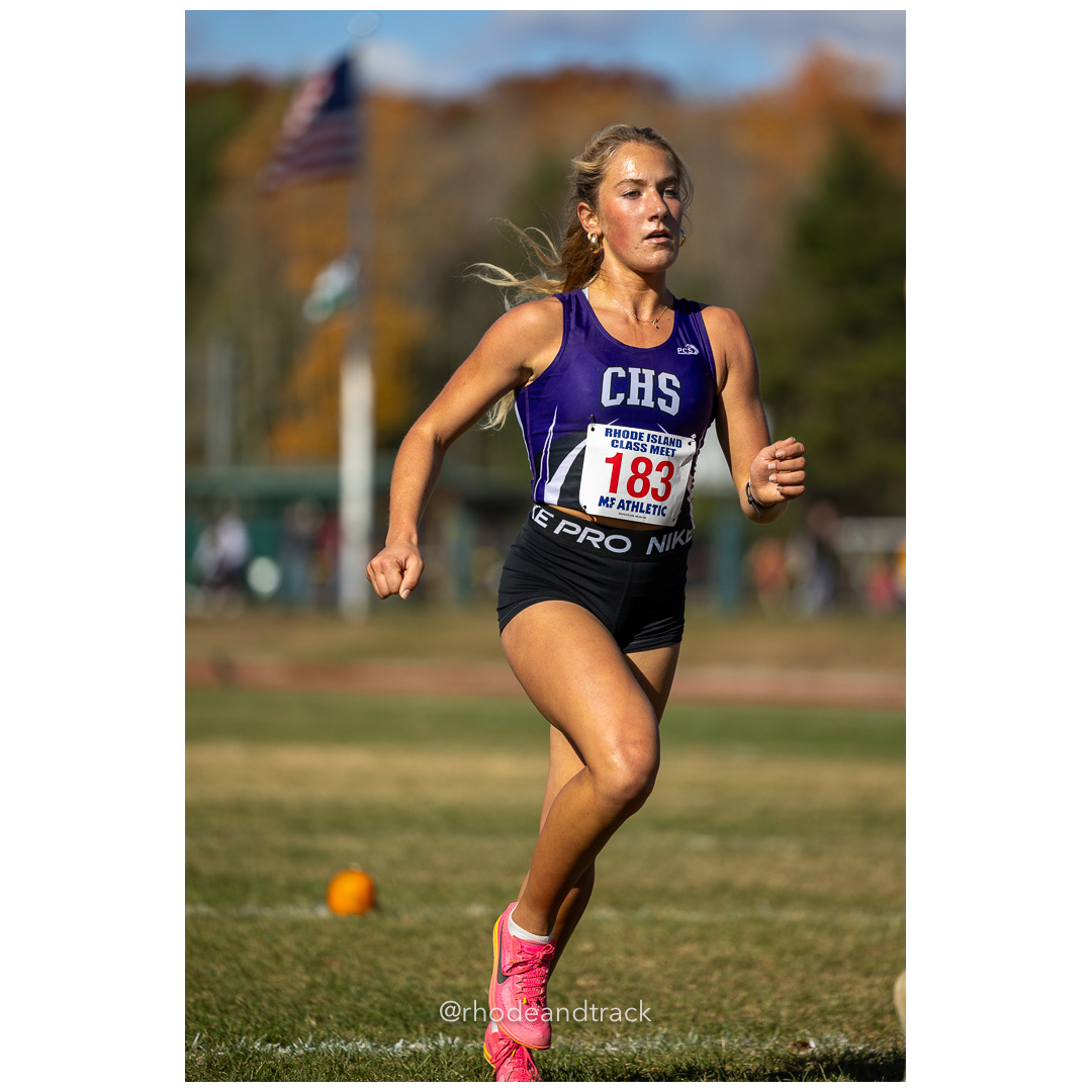 Orla Howlett, Classical, at 2024 RIIL Cross Country Class Championships at Ponaganset High School, North Scituate, Rhode Island on October 26, 2024 title=
