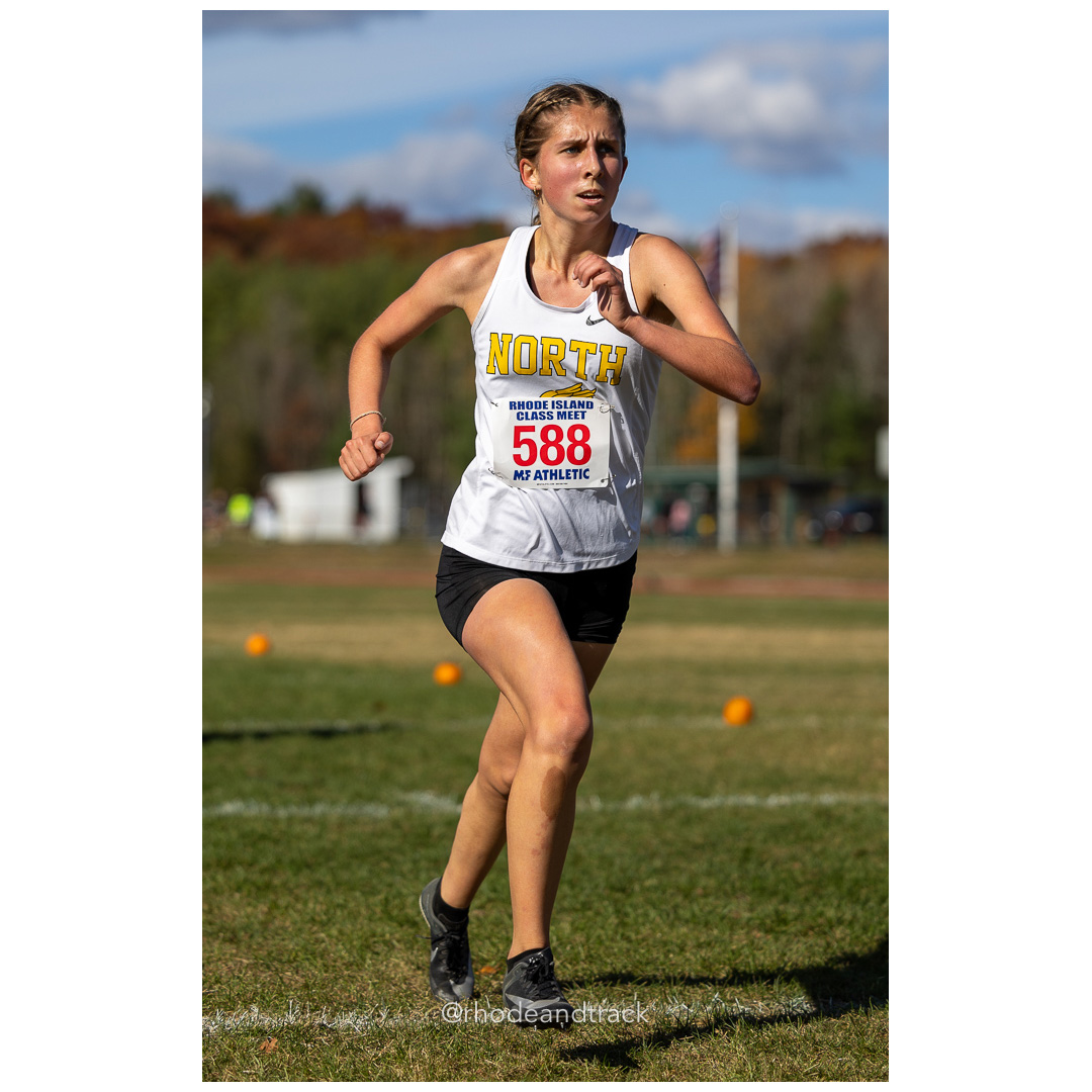 Devan Kolbe, North Kingstown, at 2024 RIIL Cross Country Class Championships at Ponaganset High School, North Scituate, Rhode Island on October 26, 2024 title=