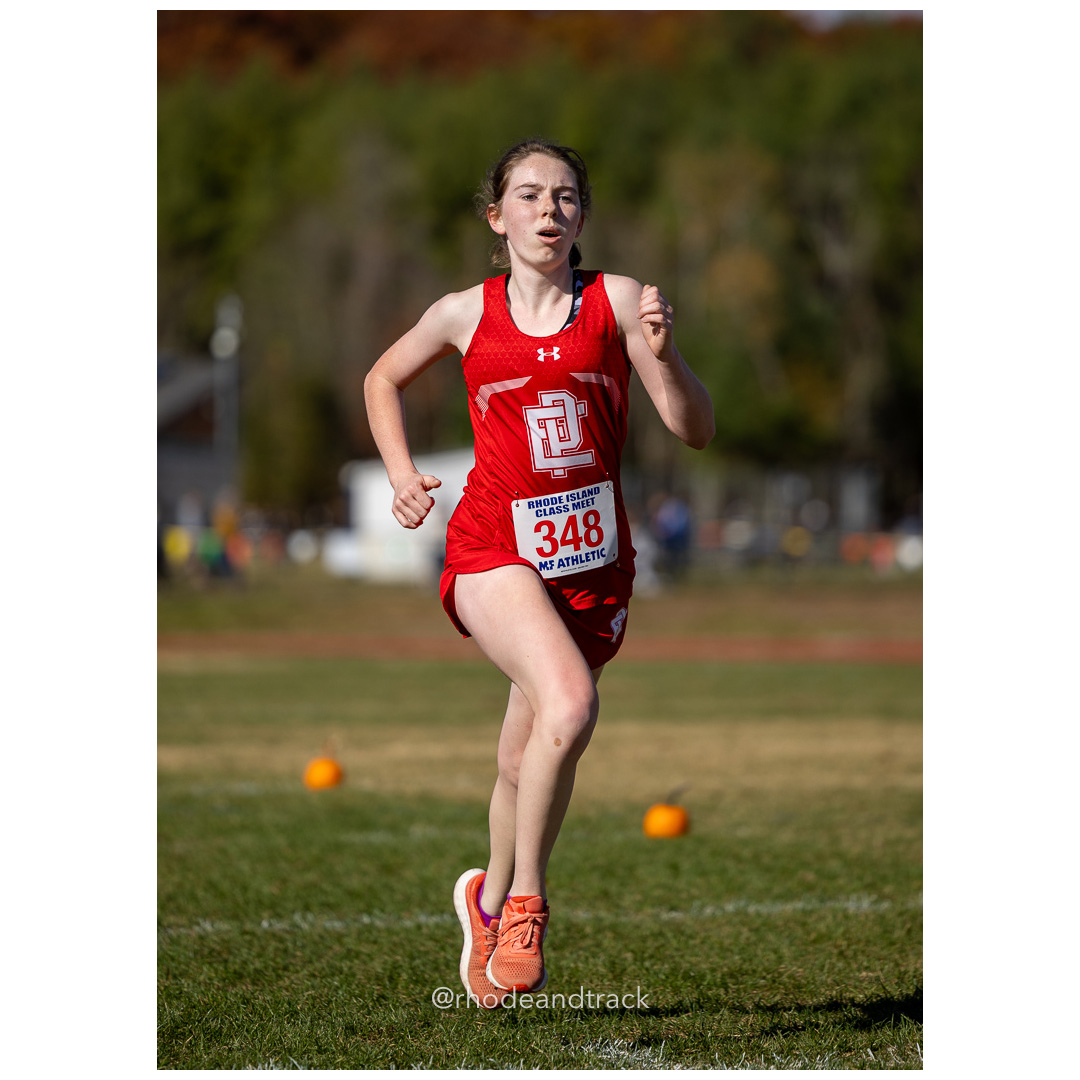 Abigail Beatrice, East Providence, at 2024 RIIL Cross Country Class Championships at Ponaganset High School, North Scituate, Rhode Island on October 26, 2024 title=