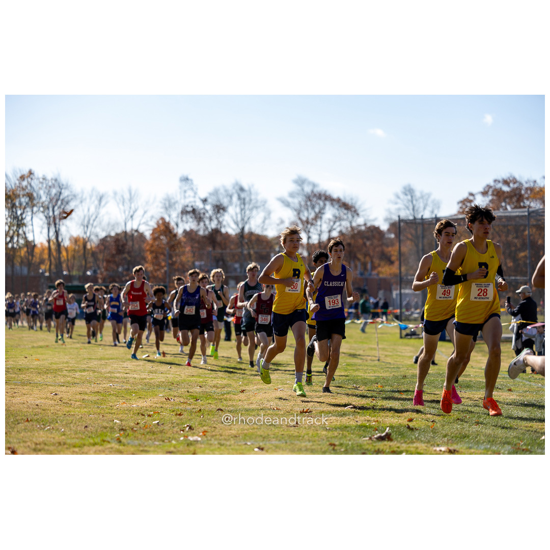 at 2024 RIIL Cross Country Class Championships at Ponaganset High School, North Scituate, Rhode Island on October 26, 2024 title=