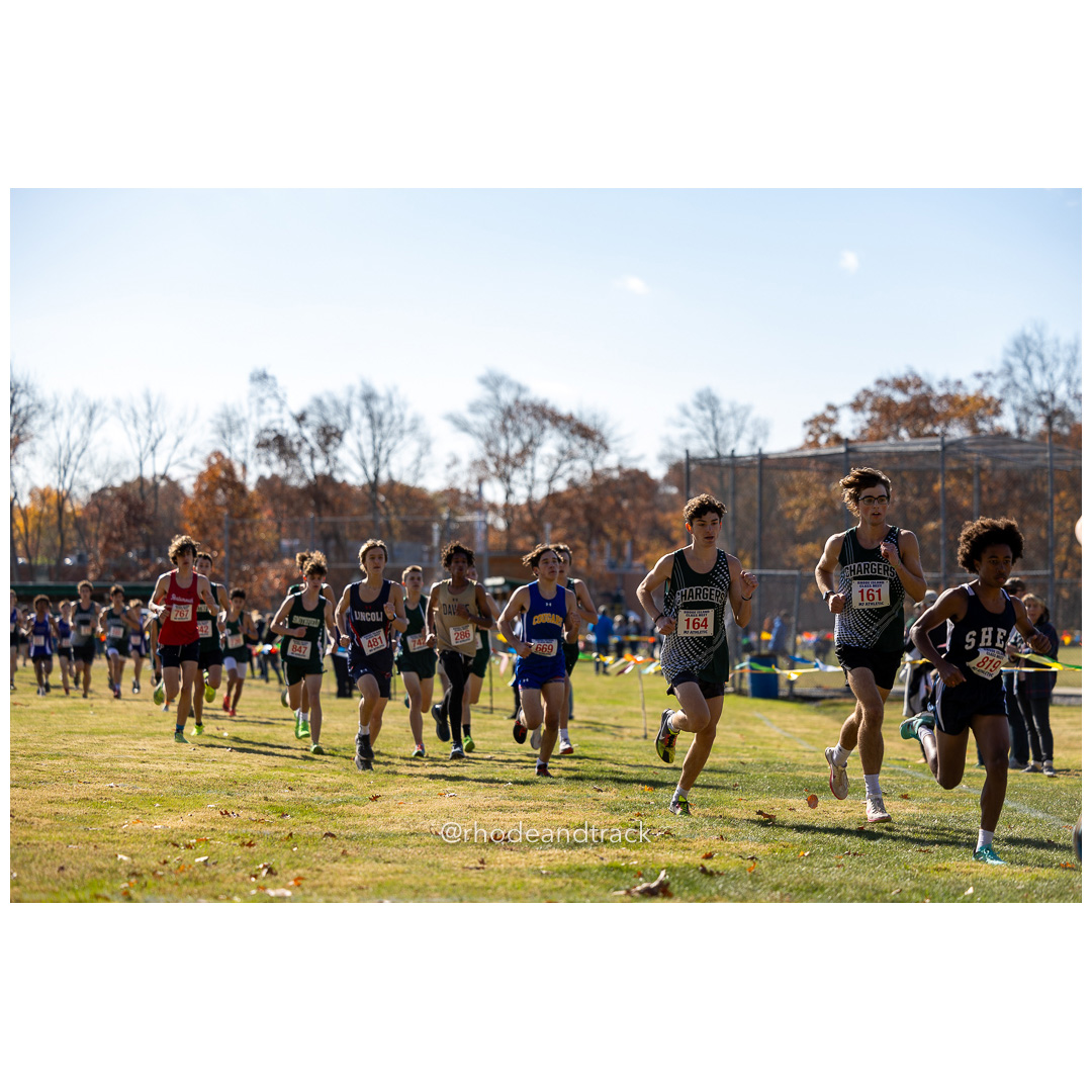 at 2024 RIIL Cross Country Class Championships at Ponaganset High School, North Scituate, Rhode Island on October 26, 2024 title=