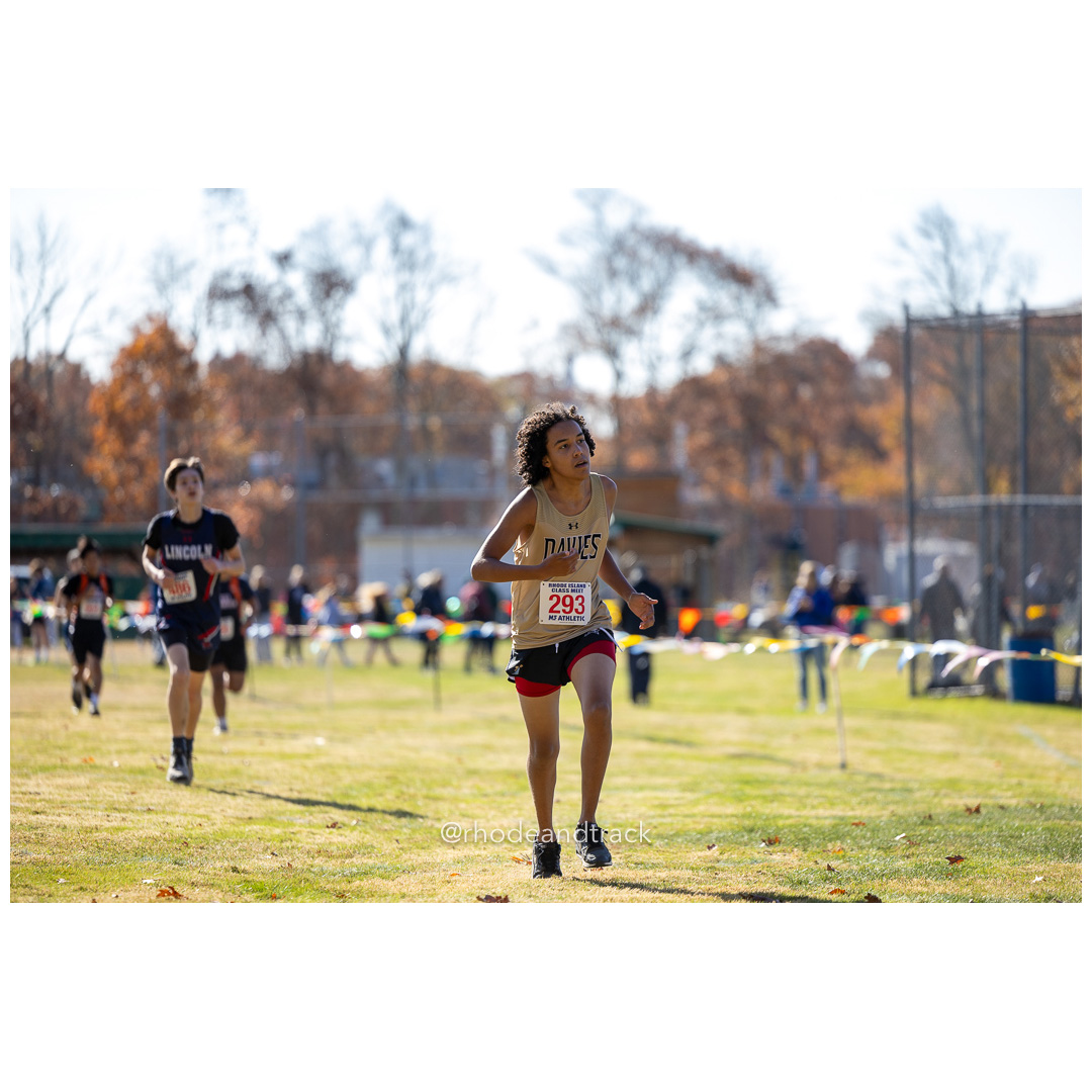 Jeremy Neves, Davies, at 2024 RIIL Cross Country Class Championships at Ponaganset High School, North Scituate, Rhode Island on October 26, 2024 title=