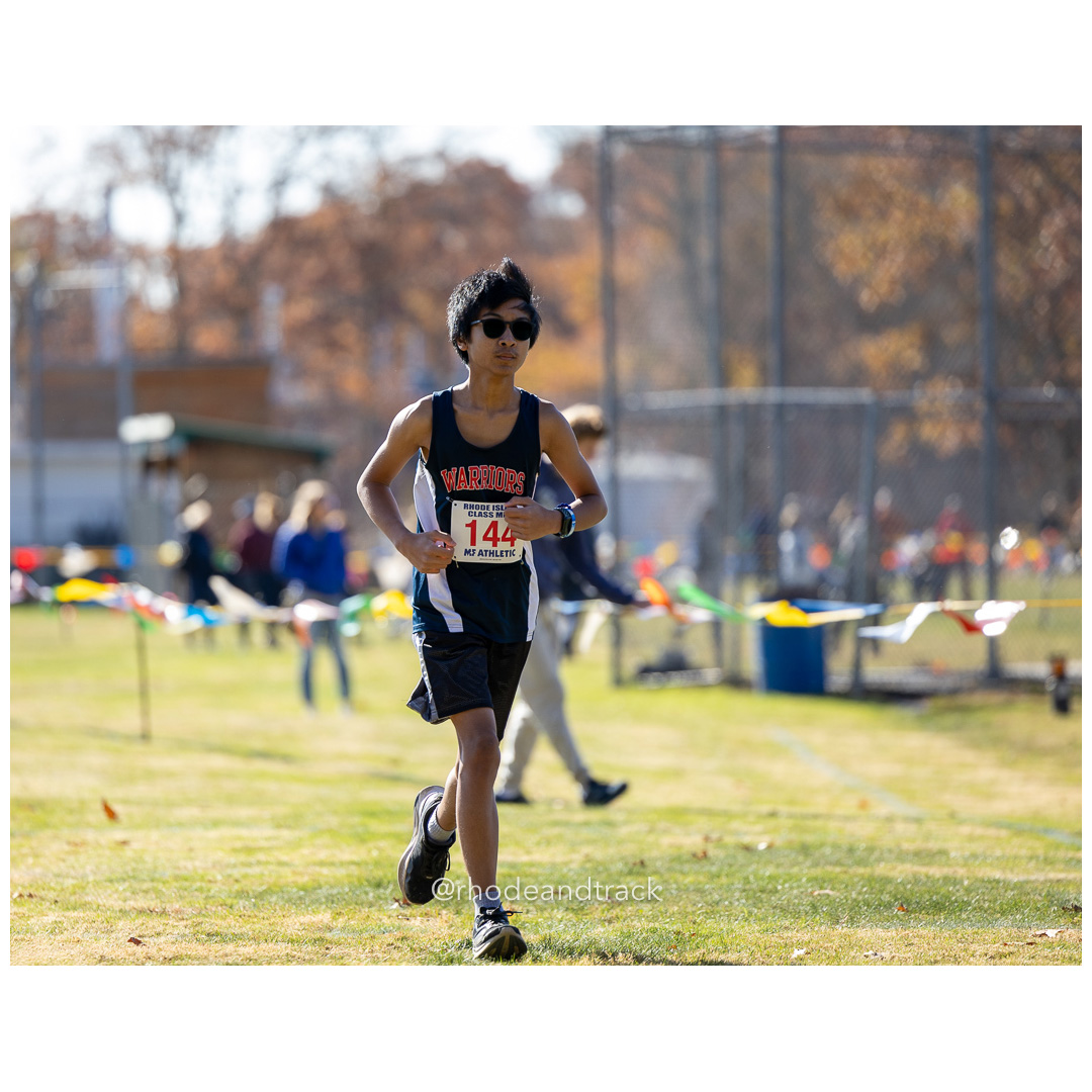 Emmanuel Portugal-Sen, Central Falls, at 2024 RIIL Cross Country Class Championships at Ponaganset High School, North Scituate, Rhode Island on October 26, 2024 title=